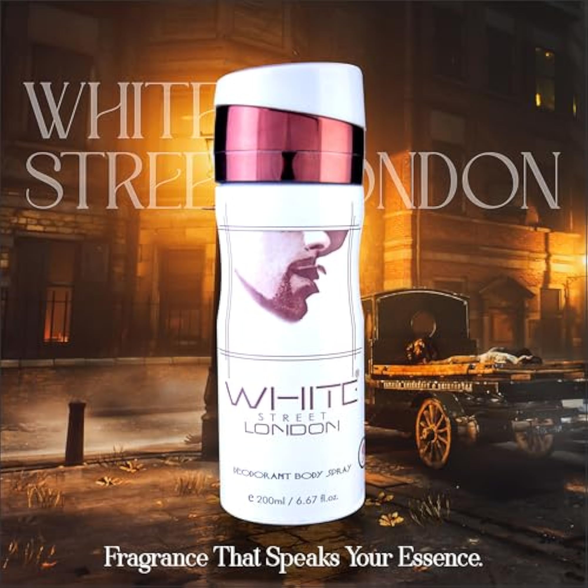 White Street London Unisex Deodorant Body Spray, 200ml